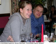 COLEMAN Kathryn Anne Mitchell, COLEMAN Garth Robert